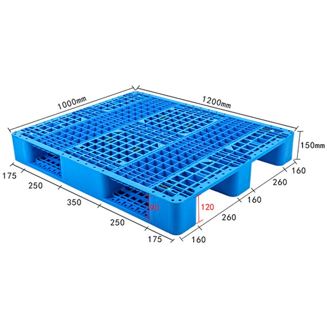 1210網(wǎng)格川字（13kg）塑料托盤
