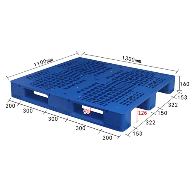 1311-16cm網(wǎng)格川字組裝款塑料托盤